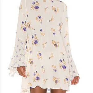 FREE PEOPLE TATE TUNIC IN IVORY COMBO